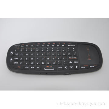 Speical Offer Rii Mini Qwerty Wireless 2.4G Touchpad with Rechargeable Hi-Grade Li-Polymer Battery